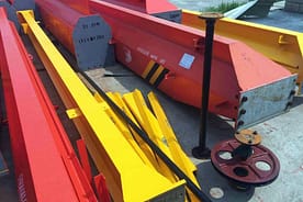 6t 6.16m 手動単桁天井クレーン 4台