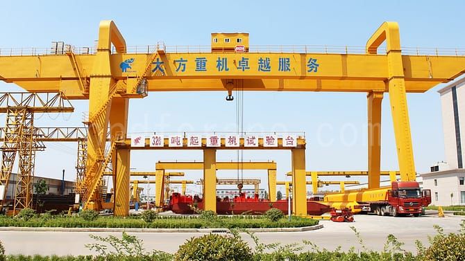 double girder gantry crane Dafang crane