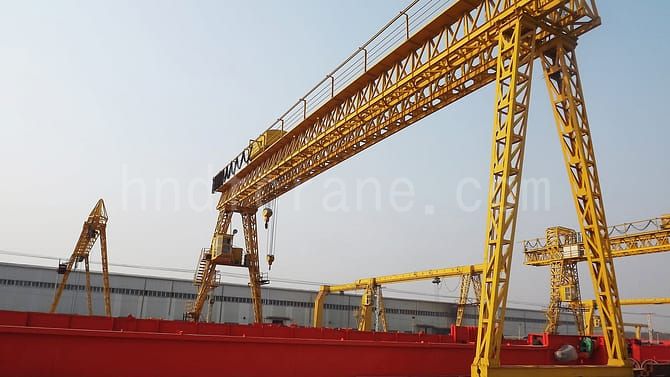double girder gantry crane Dafang crane