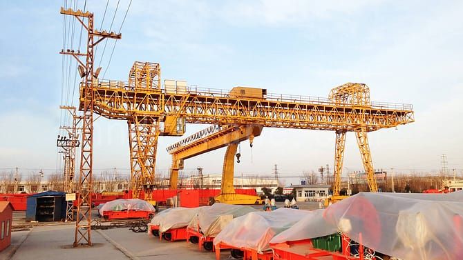 double girder gantry crane Dafang crane 3