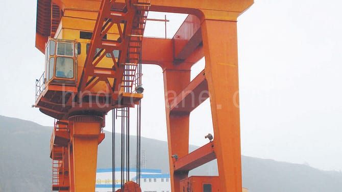double girder gantry crane Dafang crane