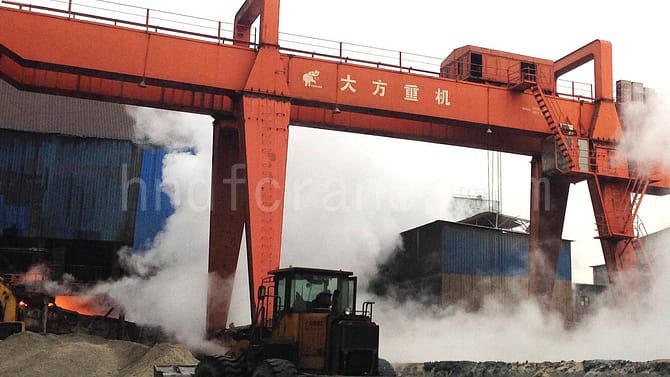double girder gantry crane Dafang crane