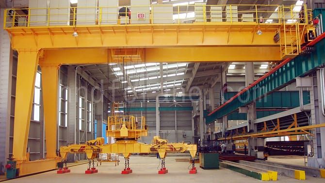 semi double girder gantry crane Dafang crane