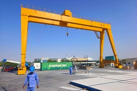 ゴムタイヤガントリークレーンスケール