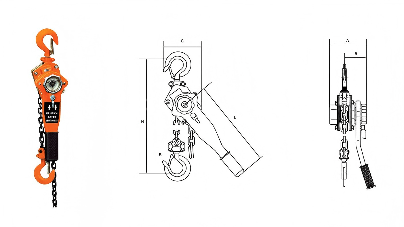 picture of lever manual chain hoist