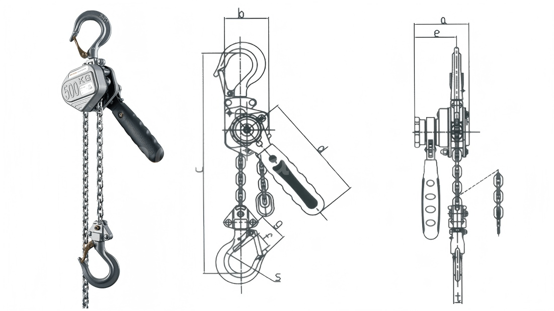 picture of mini lever manual chain hoist