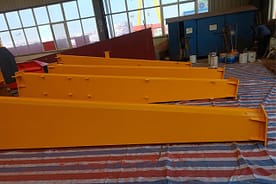 7tシングルガーダーガントリークレーンの脚スケール