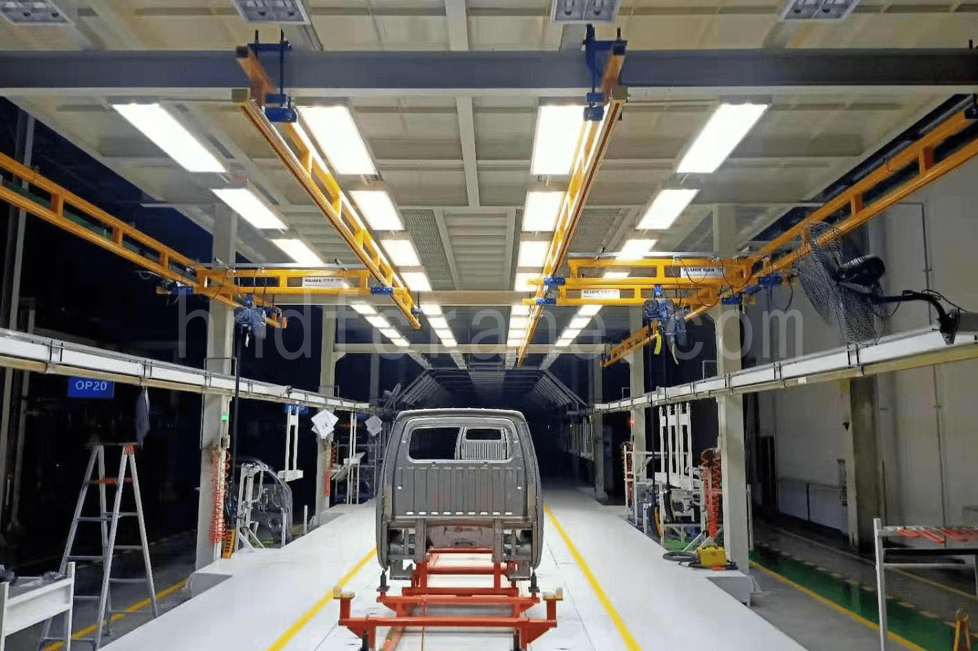 2 Ton Workstation Overhead Crane for Automotive Manufacturing