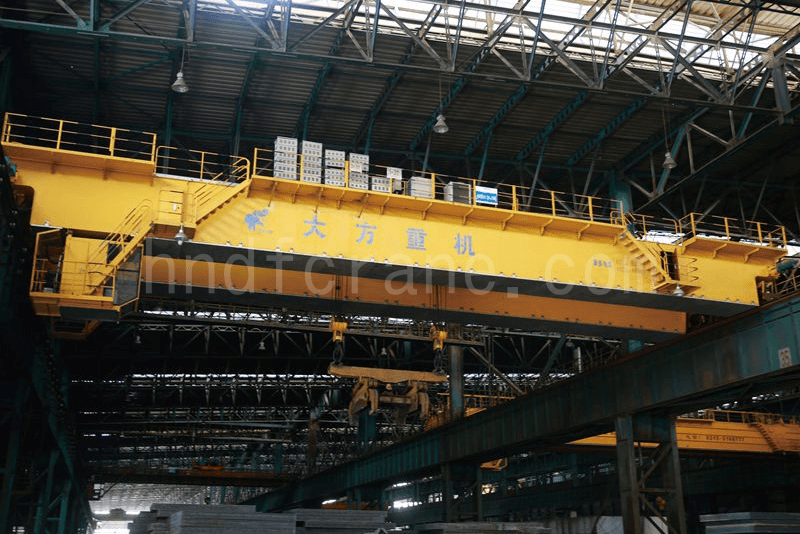 20 Ton Double Girder EOT Crane for Billet Handling in Steel Plants