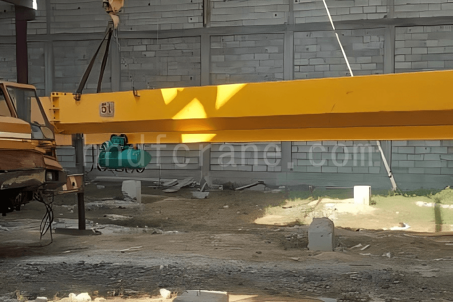 5T Single Girder Overhead Crane Installed in Cameroon