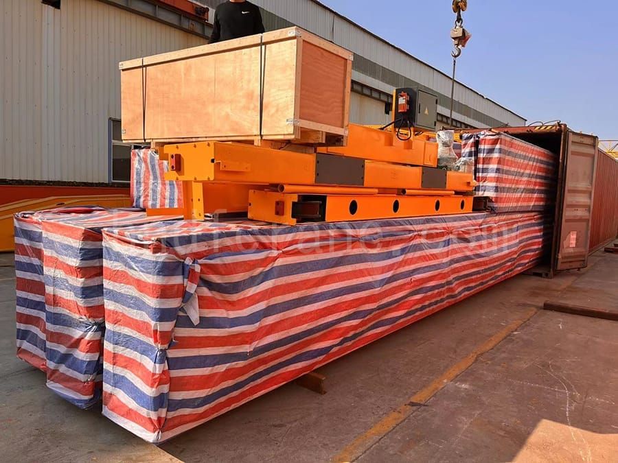 wholeoverhead crane are packaged