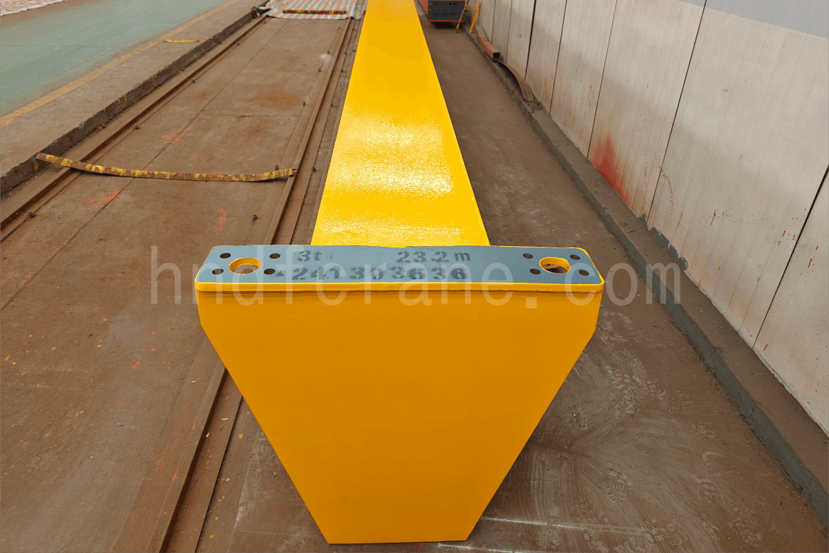main beam of 3t single girder overhead crane 6