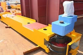 L block overhead crane wheel assembly is used for the end beam of the double girder overhead crane