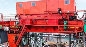 Intelligent coke tank crane2
