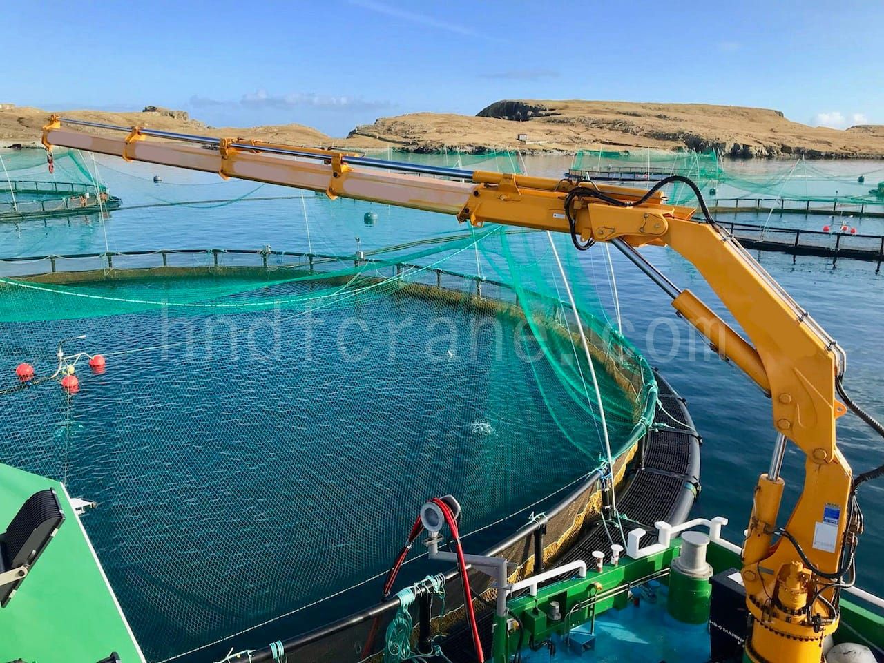 Used in fish farming