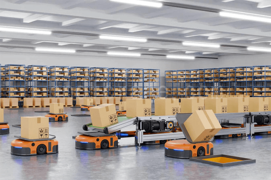 AGV transfer carts applications in warehousing and logistics 