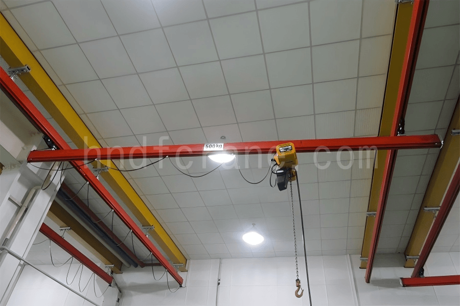Flexible Single Girder Ceiling Mounted Bridge Crane