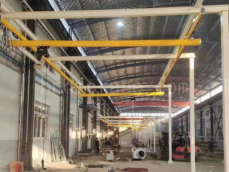 Free Standing Workstation Bridge Crane cases4