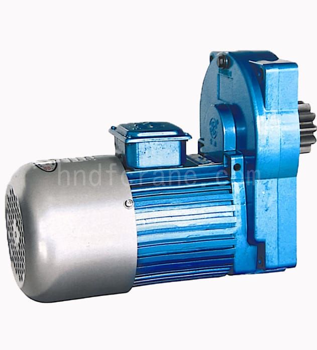 Motor for single girder overhead crane