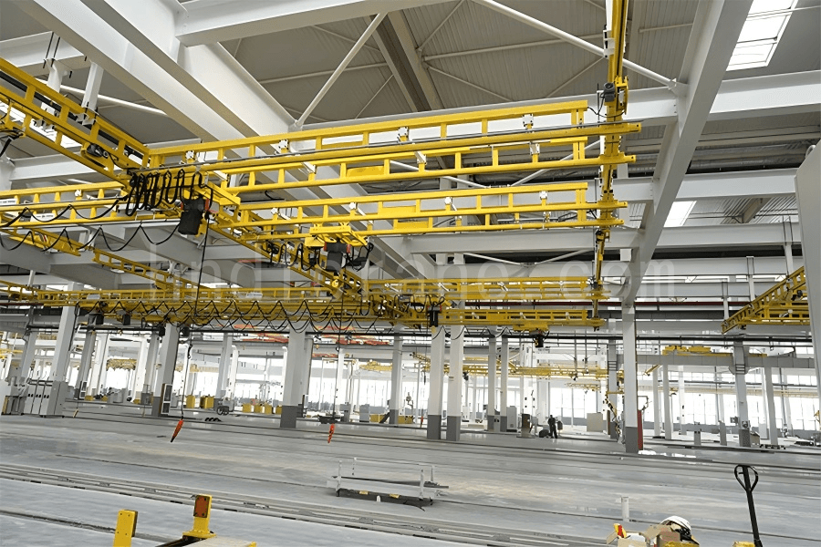 Rigid Double Girder Ceiling Mounted Bridge Crane
