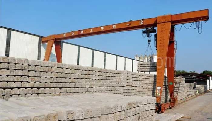 Single girder gantry crane case2