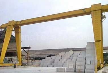 Single girder gantry crane case3