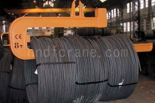 kren c cangkuk mengangkat gegelung rod dawai