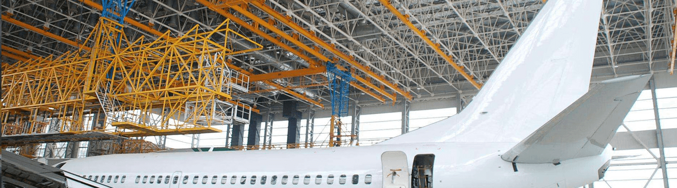 overhead crane for aviation industry banner watermarked