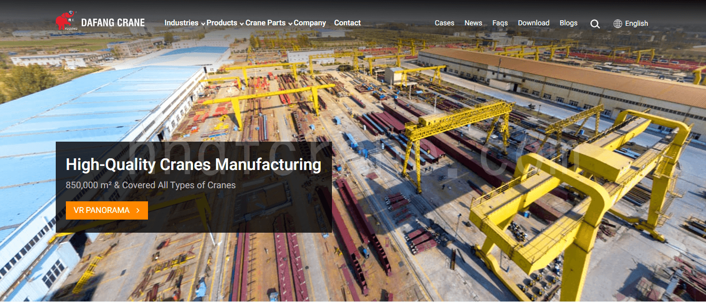 Dafang Crane One of the Top 3 Overhead Crane Manufacturers in China