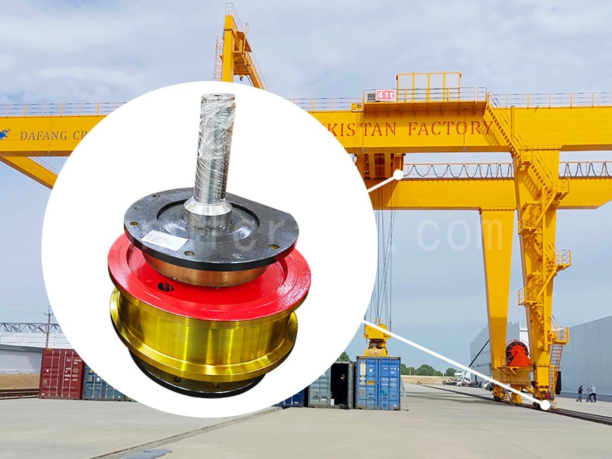 RMG crane rail wheel and trolley wheel