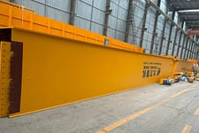 dầm chính của cầu trục dầm đơn HD Châu Âu 20t được thu nhỏ