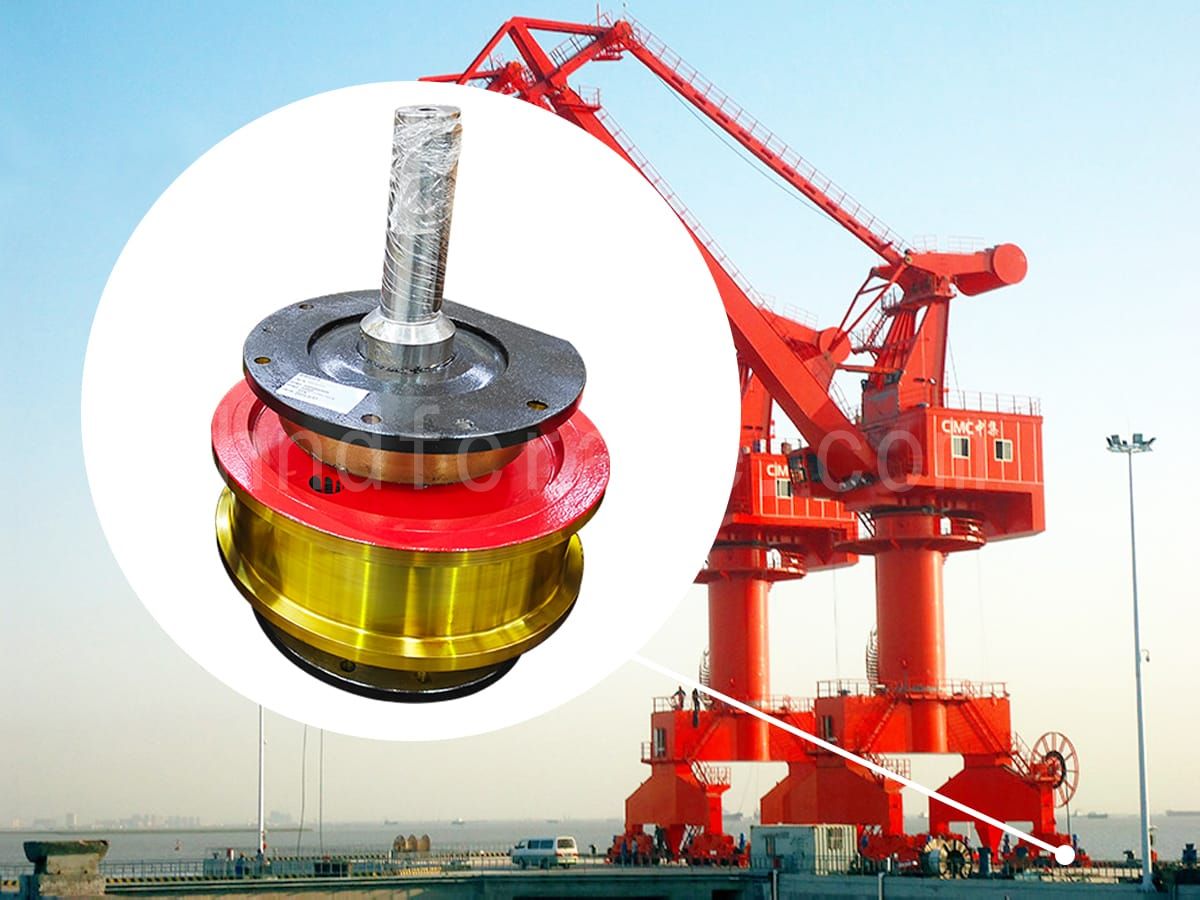 port crane rail wheel 2