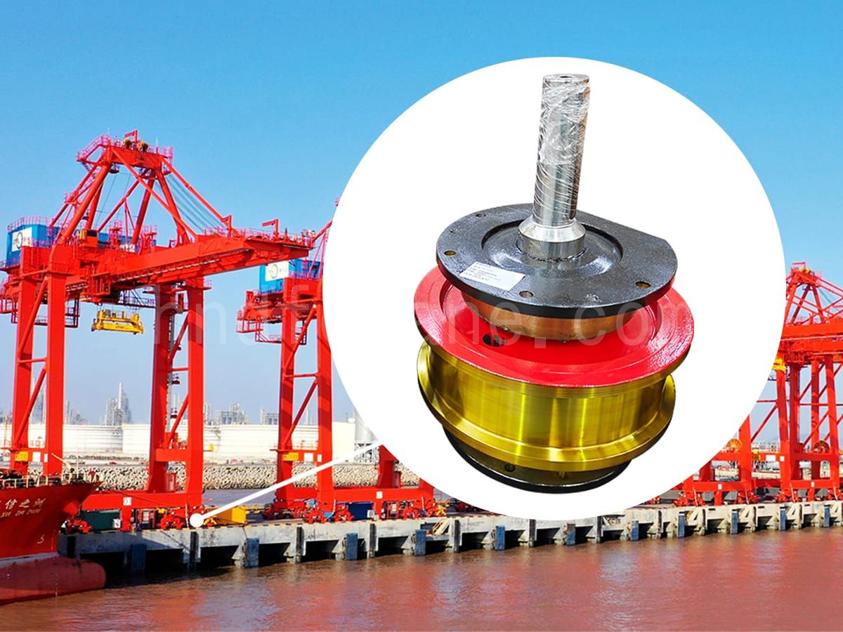port crane rail wheel