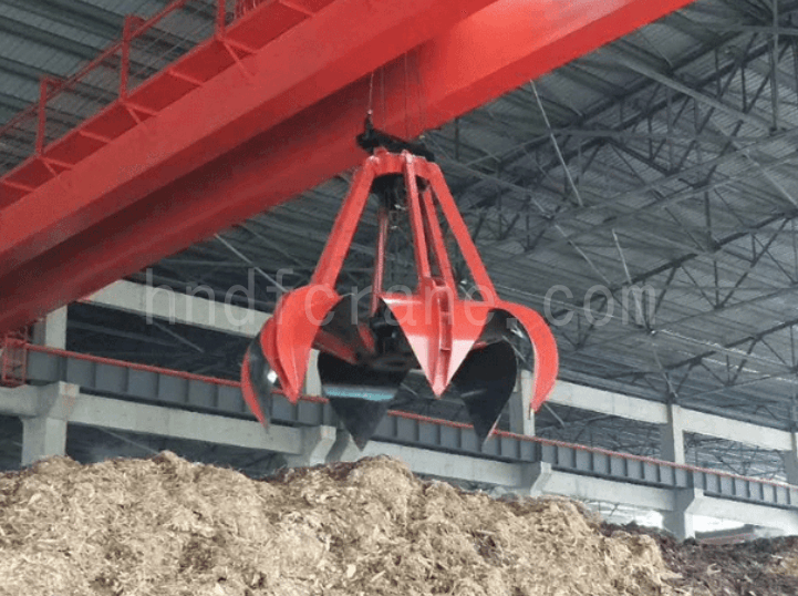 Grab Overhead Crane Used in Crop Storage Plant