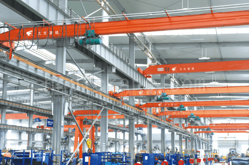 Single Girder Overhead Crane for Parts Production Workshops