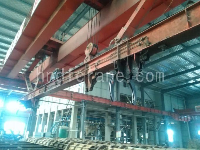 overhead crane for pipe pile