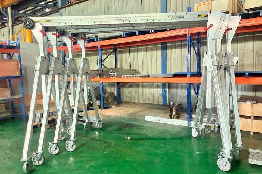 1 Ton Aluminum Gantry Crane Delivered to South Korea