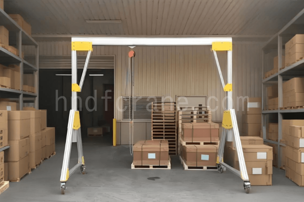 2 ٹن ایلومینیم پورٹیبل گینٹری کرین