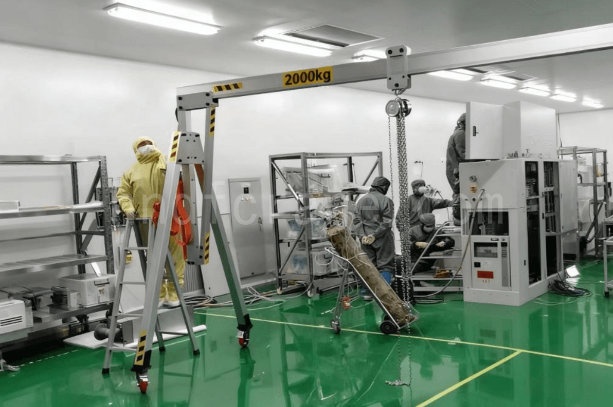 2 ٹن گینٹری کرین صاف کمرے اور لیبارٹریز