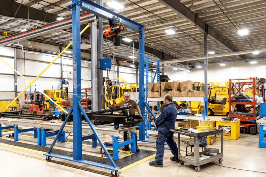 2 ٹن گینٹری کرین مینوفیکچرنگ ورکشاپس