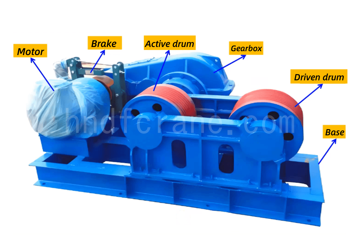 Components of Friction Winch