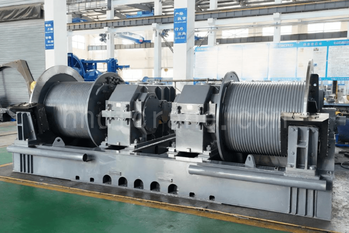 Double Drum Slow Speed Electric Winch
