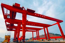 GJM40.5t Container Gantry Crane Exported to Mongolia