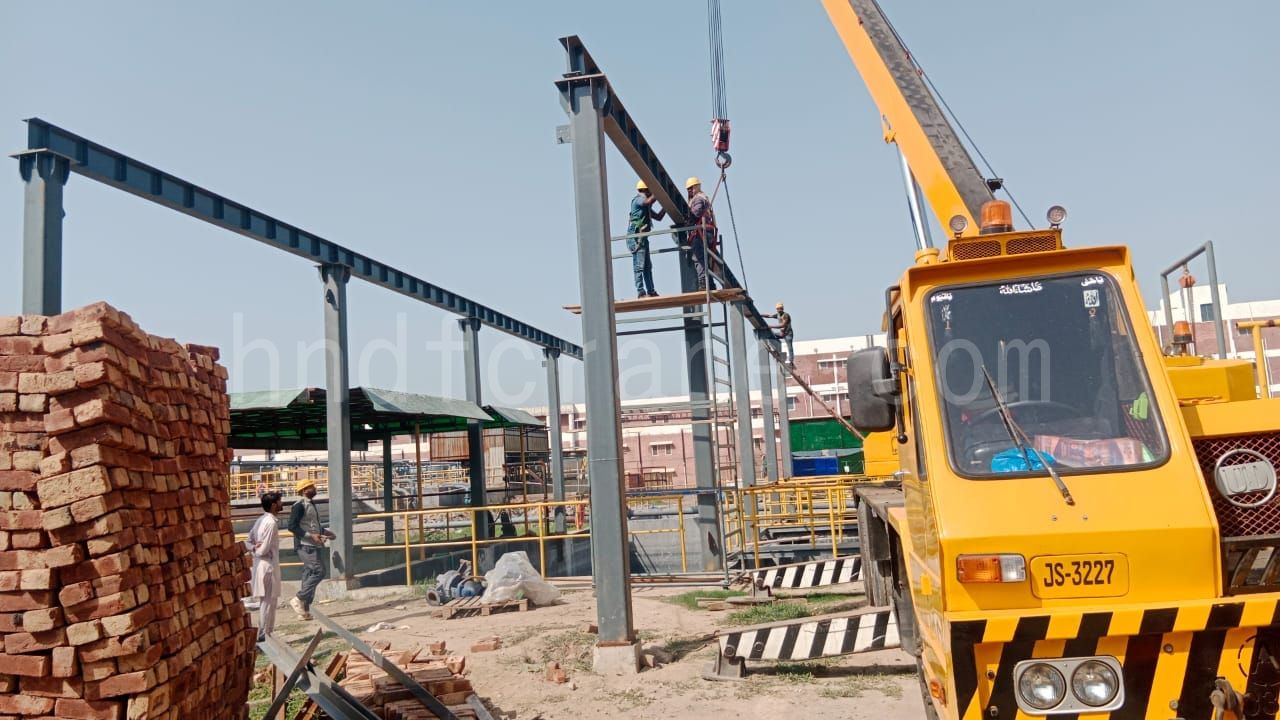 Grab overhead crane install2