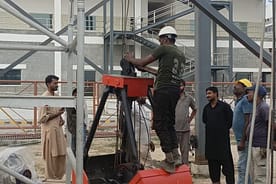 グラブオーバーヘッドクレーン設置3