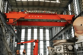 製鋼および連続鋳造に適用されるYZ200tヘビーデューティー鋳造オーバーヘッドクレーン