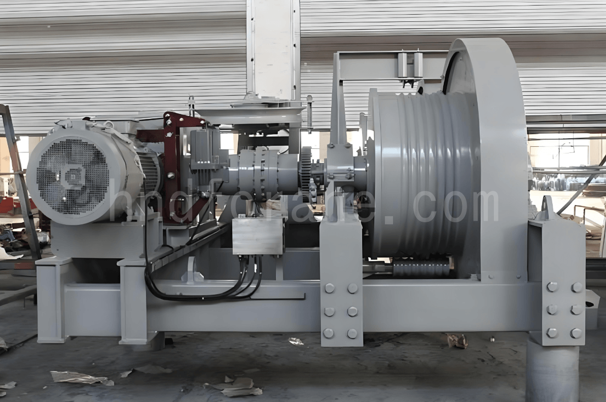 India Project 280 kN Friction Winch Shipment1