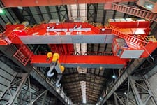 صنعتی YZ180t فاؤنڈری فاؤنڈری اوور ہیڈ کرین موثر پگھلی ہوئی دھات کی ہینڈلنگ کے لیے