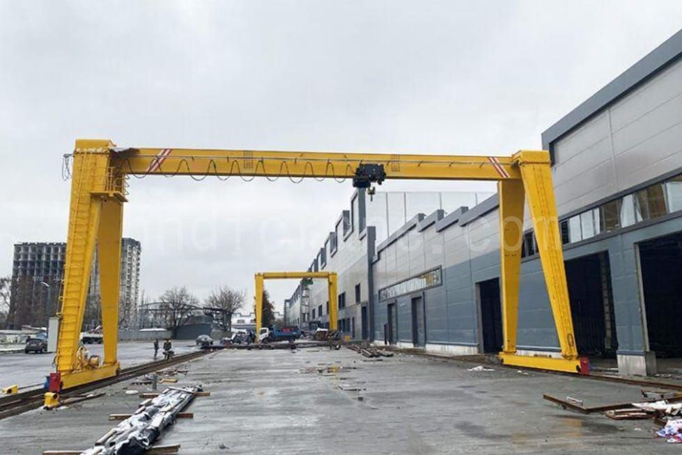 Pag-install ng European 16 Ton Gantry Crane sa Uzbekistan