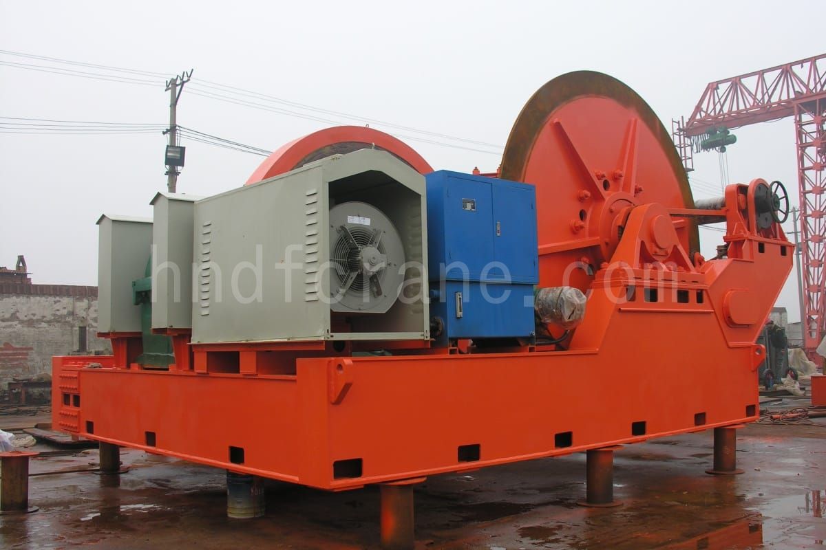 Main Hoisting Winch for 900 Ton Bridge Erecting Machine1